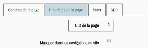 Obtention de l'UID d'une page MindFlow