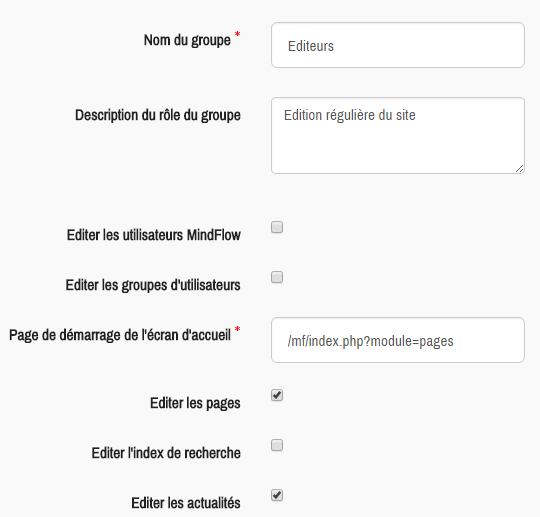 Les droits d'utilisateur